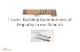 I Care: Building Communities of Empathy in our Schools.