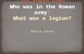Dalya Levin. The entire population served in the army, rich or poor (except women) The lower classes were foot soldiers (the infantry) The soldiers.