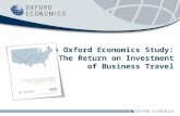 The Oxford Economics Study: The Return on Investment of Business Travel.