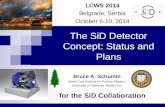The SiD Detector Concept: Status and Plans for the SiD Collaboration LCWS 2014 Belgrade, Serbia October 6-10, 2014 Bruce A. Schumm Santa Cruz Institute.