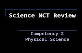 Science MCT Review Competency 2 Physical Science.