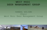 RANDAL WILSON Chair West Ross Deer Management Group.
