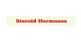 Steroid Hormones. Objectives  Recall the overall role of steroids in human body.  Understand the physiological roles of cholesterol especially in synthesis.