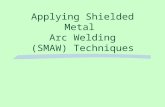 Agricultural Mechanics CD Applying Shielded Metal Arc Welding (SMAW) Techniques.