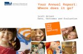 Your Annual Report: Where does it go? Scott Briant Data, Outcomes and Evaluation.