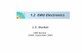1.2 EMU Electronics L.S. Durkin CMS Review CERN, September 2003.