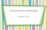 Introduction to Biology Chapter One. What is Biology? Science- an organized way of gathering and analyzing evidence about the natural world Biology- the.