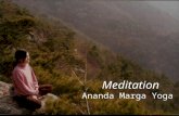 Meditation Ananda Marga Yoga. Knowing the Mind §The mind is the instrument to be utilized during the practice of meditation. Knowing how it works and.