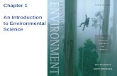 Chapter 1 An Introduction to Environmental Science.