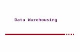 Data Warehousing. Evolution of Database Technology 1960s: Data collection, database creation, IMS and network DBMS 1970s: Relational data model, relational.