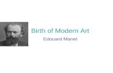 Birth of Modern Art Edouard Manet. Music in the Tuileries Gardens 1862
