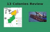 13 Colonies Review. Answer >> Why did settlers leave England to establish colonies in the New World?