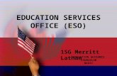 1 Education Services Office CPT Zaire McRae Education Services Officer J1 Joint Force Headquarters - NC EDUCATION SERVICES OFFICE (ESO) EDUCATION GUIDANCE.