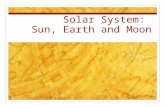 Solar System: Sun, Earth and Moon. Earth’s size and shape The earth is sphere. Aristotle made three observations: Objects fall straight down Earth’s shadow.