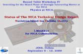 1 Status of The NICA Technical Design Report Nuclotron-based Ion Collider fAcility I.Meshkov for NICA Collaboration Round Table Workshop IV Searching for.