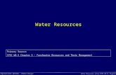 (Mt/Ag/EnSc/EnSt 404/504 - Global Change) Water Resources (from IPCC WG-2, Chapter 3) Water Resources Primary Source: IPCC WG-2 Chapter 3 – Freshwater.