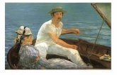 Edouard Manet Boating Impressionism Paul Gaugain Tahitian Women on the Beach Post-Impressionism