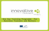 One Day Training Programme for Business Trainers and Mentors.