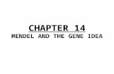 CHAPTER 14 MENDEL AND THE GENE IDEA. Section A: Gregor Mendel’s Discoveries 1.Mendel brought an experimental and quantitative approach to genetics 2.