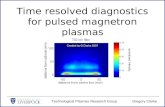 Gregory ClarkeTechnological Plasmas Research Group Time resolved diagnostics for pulsed magnetron plasmas.