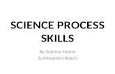 SCIENCE PROCESS SKILLS By Sabrina Fiorini & Alexandra Bosch.