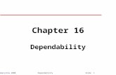 ©Ian Sommerville 2000Dependability Slide 1 Chapter 16 Dependability.