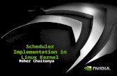 Scheduler Implementation in Linux Kernel Meher Chaitanya.