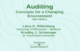 Auditing Concepts for a Changing Environment fifth edition Larry E. Rittenberg University of Wisconsin – Madison Bradley J. Schwieger St. Cloud State University.