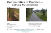 Communities of Practice… pathing the cowpaths GTANSW Presentation Annual Conference 2007 by Martin Pluss m.pluss@staff.tara.nsw.edu.au 0402824959 .