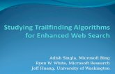 Adish Singla, Microsoft Bing Ryen W. White, Microsoft Research Jeff Huang, University of Washington.