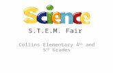 S.T.E.M. Fair Collins Elementary 4 th and 5 th Grades.