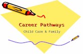 Career Pathways Child Care & Family. Key Vocabulary Infant– a child who is less than 2 years old and can’t walk or talk. Toddler– a child who is about.