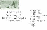 Chemical Bonding I: Basic Concepts Chapter 7 Part 1.