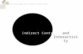 Indirect Control Principles of Visual Design 2720. Instructor: Brian Schrank and Interactivity.
