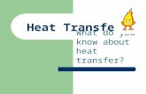Heat Transfer What do you know about heat transfer?