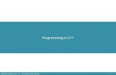 1NPRG041 Programování v C++ - 2014/2015 David Bednárek Programming in C++