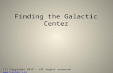Finding the Galactic Center (C) Copyright 2014 - all rights reserved .