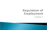 Chapter 1.  Laws regulating the employment relationship  Evolutionary in nature  Importance of understanding employment law.