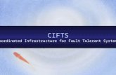CIFTS Coordinated Infrastructure for Fault Tolerant Systems.