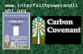 Www.interfaithpowerandlight.org. 5,000+ Covenant Congregations 10,000+ Congregations engaged In 2011: 36 states Metro DC:  .