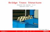 1 Bridge Truss Structure Estimated time required: ~30 min Experience level: Lower MSC.Patran 2005 r2.