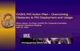 OASIS PKI Action Plan – Overcoming Obstacles to PKI Deployment and Usage Steve Hanna, Co-Chair, OASIS PKI Technical Committee Internet 2 Members Meeting.