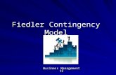 Fiedler Contingency Model Business Management 12.