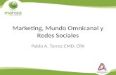 Marketing, Mundo Omnicanal y Redes Sociales Pablo A. Torres CMD, CRX.