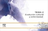 TEMA 2 Evolución cultural y enfermedad. Describir cómo afecta la evolución cultural a los factores que producen la salud y la enfermedad Exponer cómo.