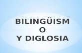 “Pero, ¿qué es el bilingüismo? Inicialmente se consideró que el bilingüismo consistía en poseer un dominio idéntico de dos lenguas.” * BLOOMFIELD: “la.