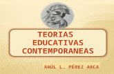 TEOR I AS EDUCATIVASCONTEMPORANEAS RAÚL L. PÉREZ ARCA.