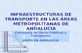 INFRAESTRUCTURAS DE TRANSPORTE EN LAS ÁREAS METROPOLITANAS DE ANDALUCÍA Consejería de Obras Públicas y Transportes JUNTA DE ANDALUCÍA.