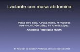 Lactante con masa abdominal Paula Toro Soto, A Payá Romá, M Planelles Asencio, M J González, F I Aranda López. Anatomía Patológica HGUA 97 Reunión de la.