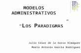 MODELOS ADMINISTRATIVOS “ L OS P ARADIGMAS” Julio Cesar de la Garza Almaguer Marco Antonio García Rodríguez.